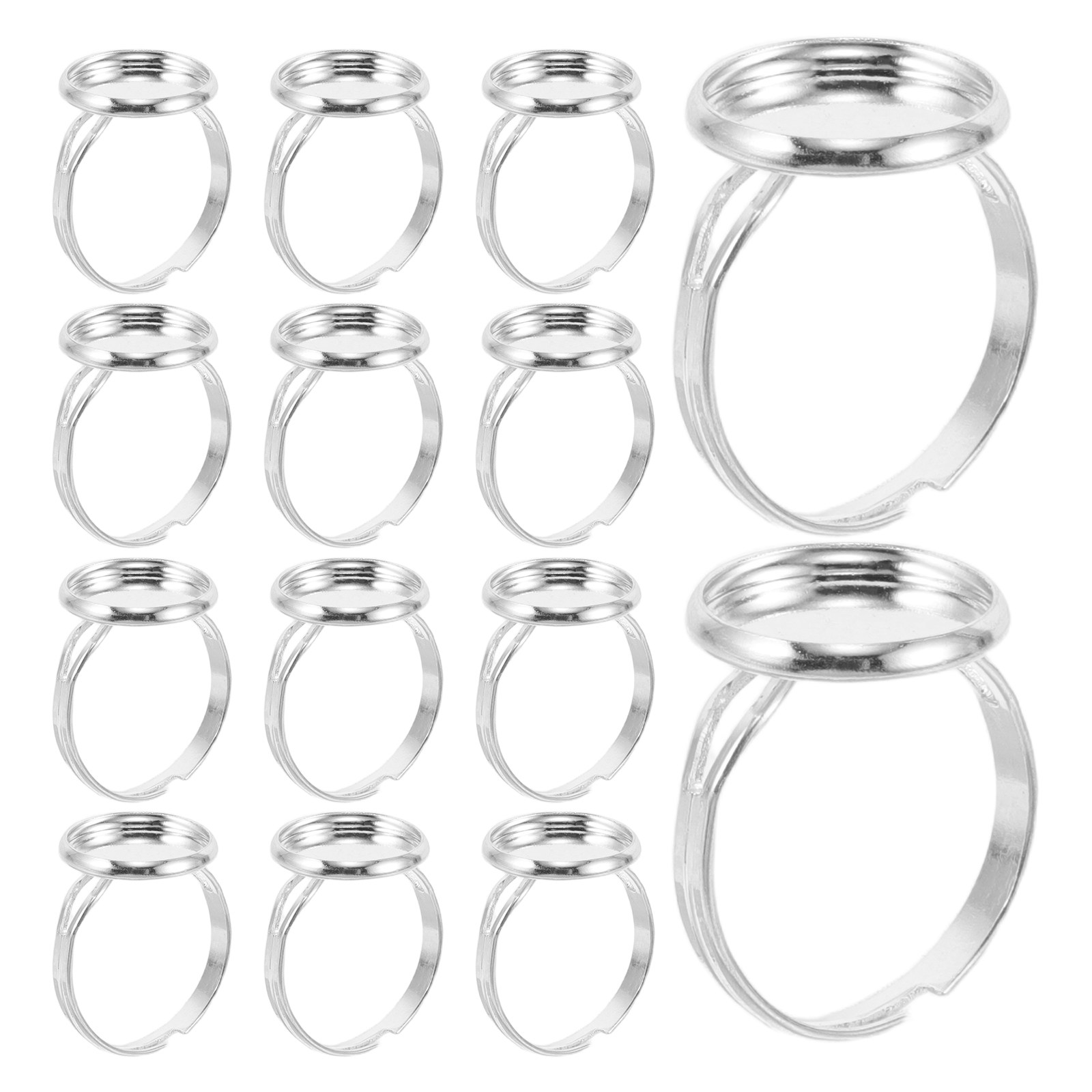 Tools Jewelry Making - 60 Bases de Anillo Ajustables, Engastes