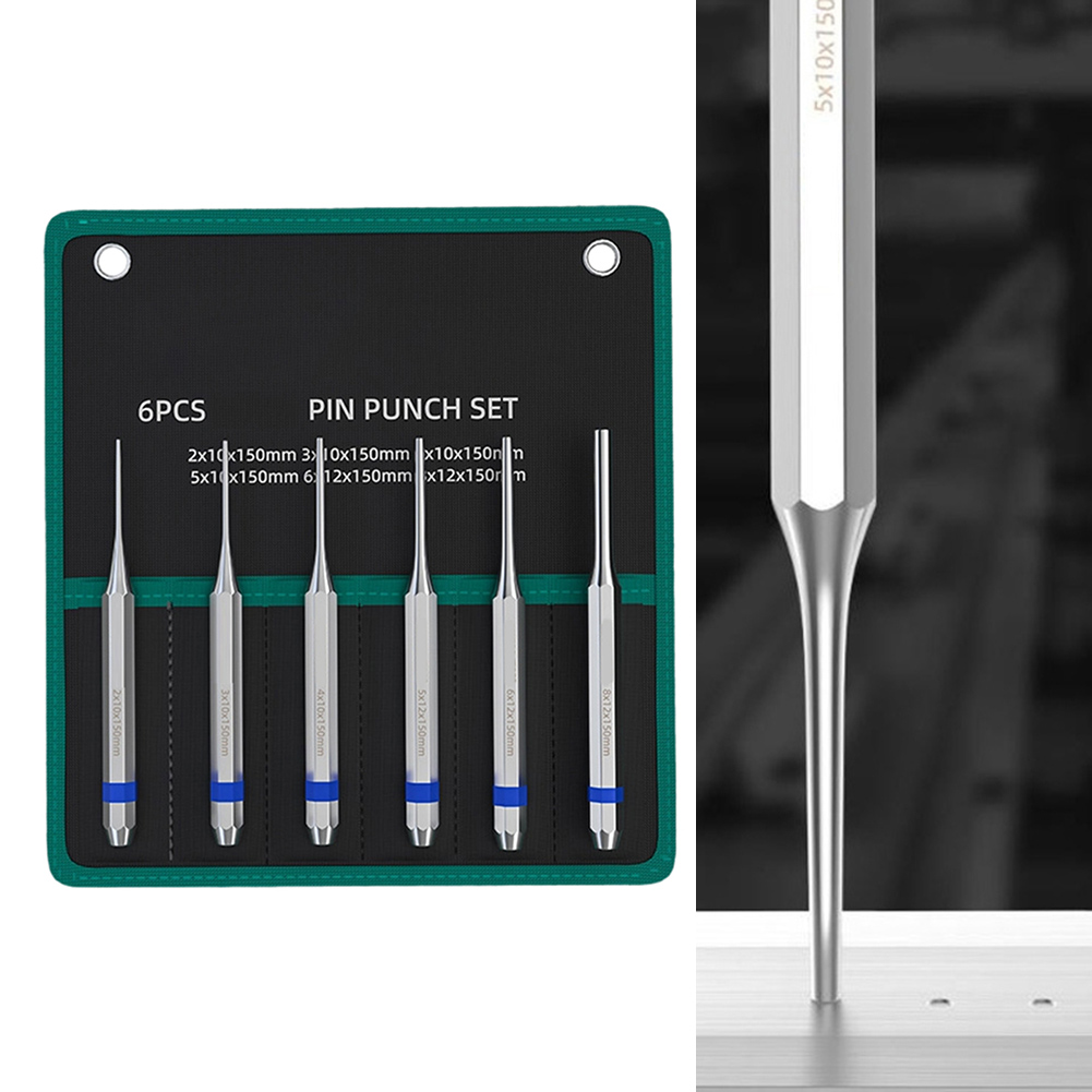 Workshop Tools And Equipment - Juego de 1/6 piezas de punzones