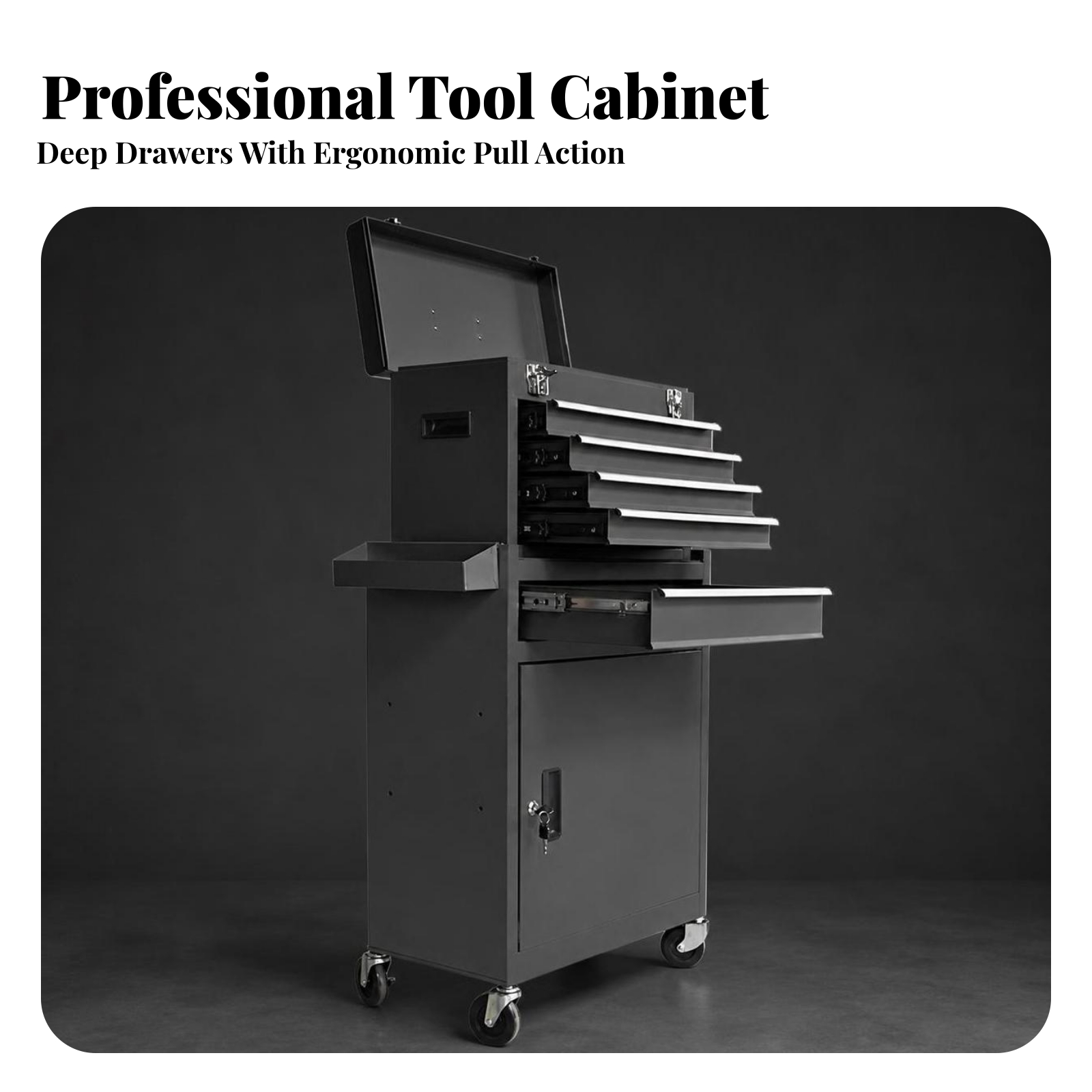 Workshop Tools Trolley - Carrito de Herramientas con Ruedas y