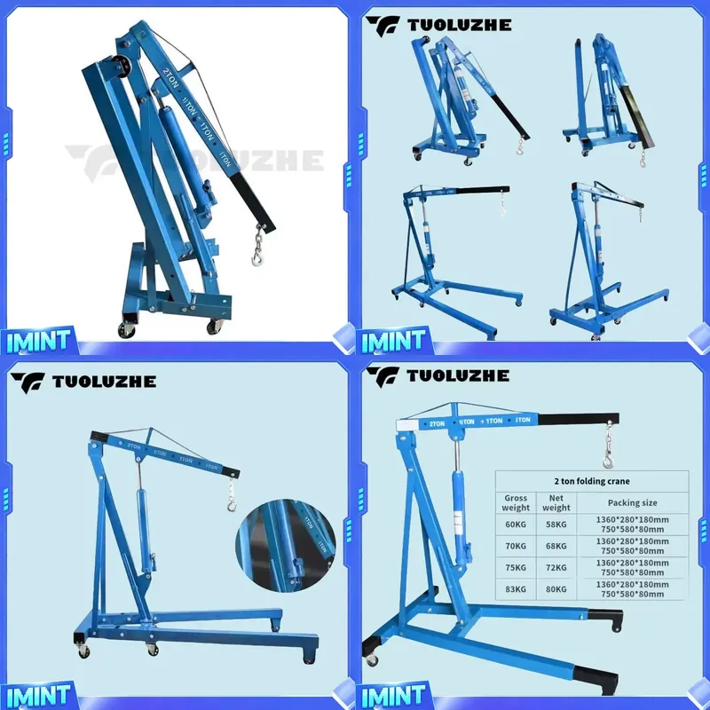 Workshop Tools And Equipment - Grúa Hidráulica Plegable de 2 Toneladas