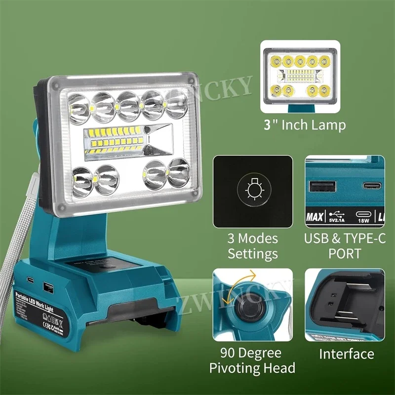 Lámpara de Trabajo Inalámbrica - Black+Decker Tool Cordless reseña y precio