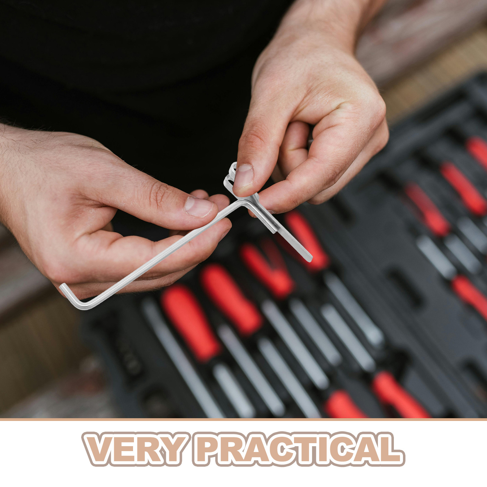 6 ganchos para panel perforado - Workshop Tools Hanger reseña y precio