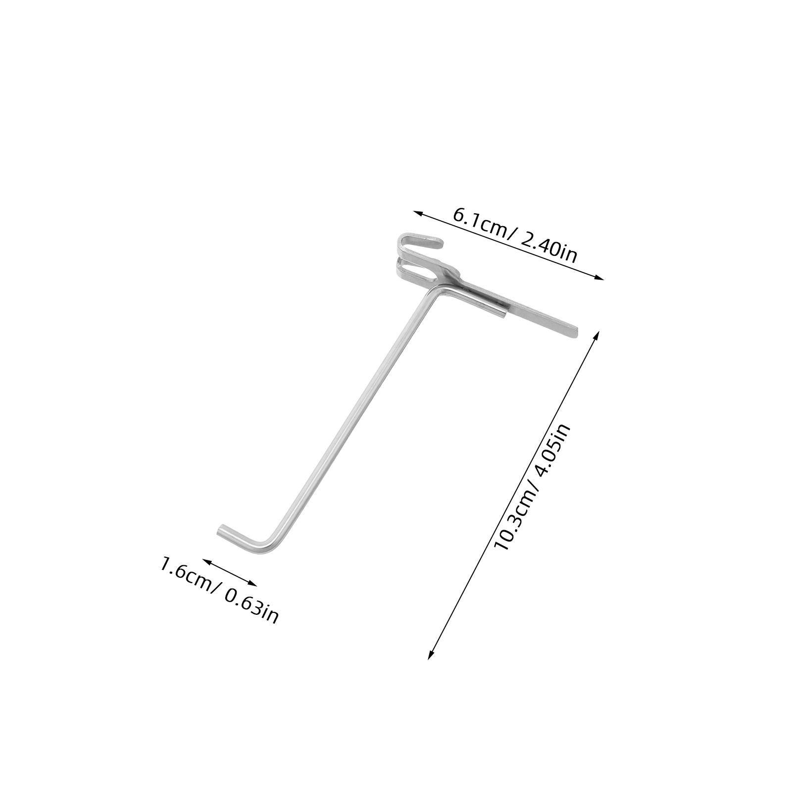 6 ganchos para panel perforado - Workshop Tools Hanger reseña y precio