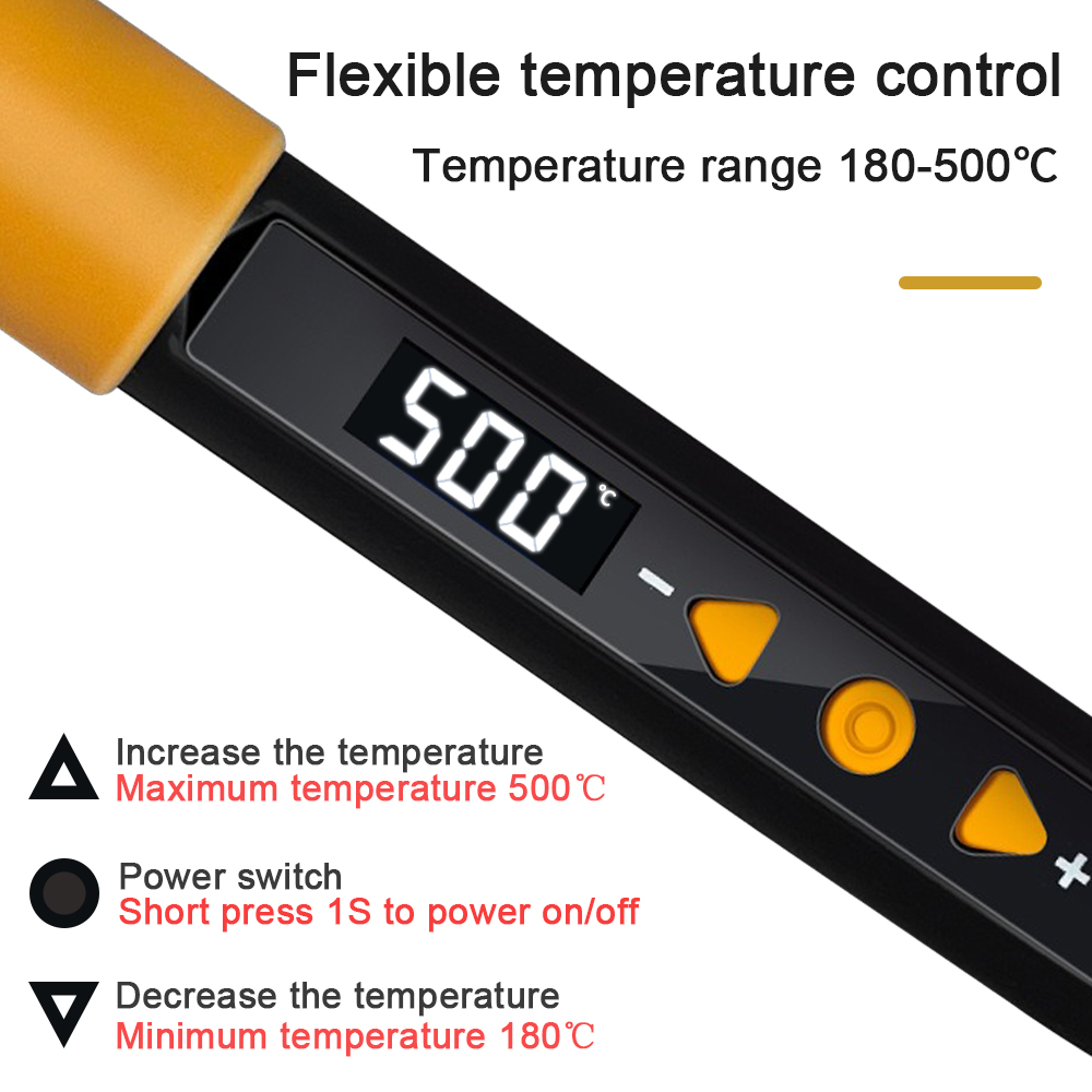 Soldador eléctrico de 80W, pan - Tools For Electronic Workshop reseña y precio