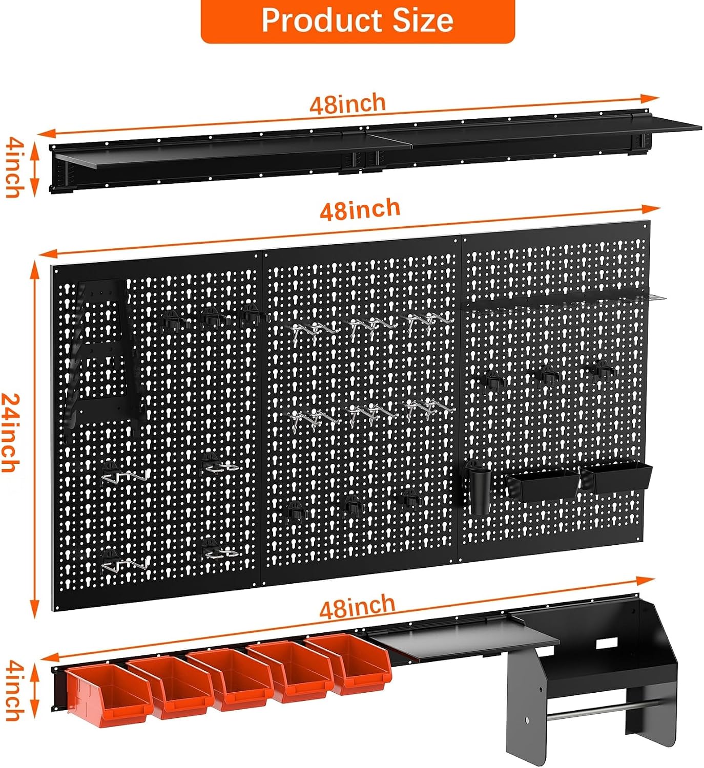 Kit de Panel Organizador de Pa - Workshop Tools Board reseña y precio