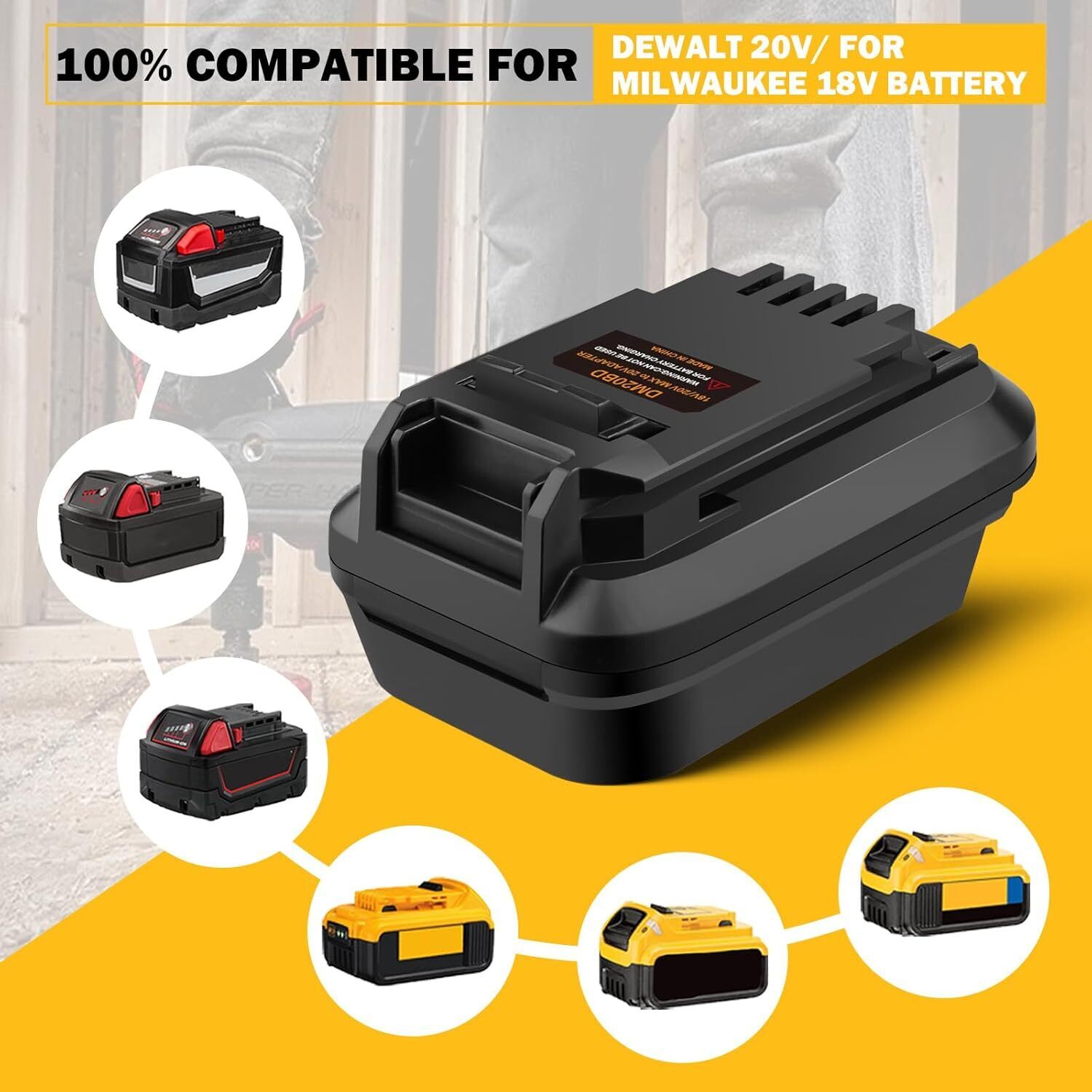 Adaptador de Batería DM20BD pa - Black+Decker Tool Cordless reseña y precio