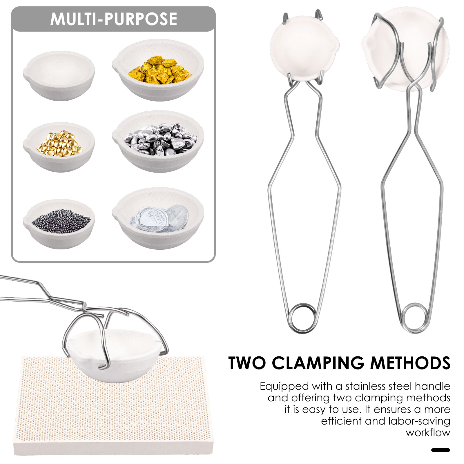 Juego de Crisoles de Alta Pure - Tools Jewelry Making reseña y precio