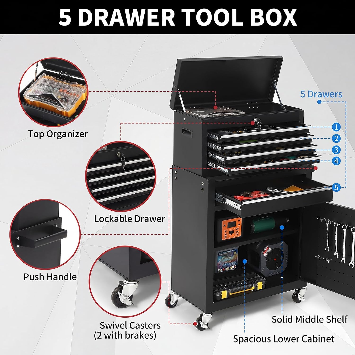 Gabinete de Herramientas Rodan - Workshop Tools Trolley reseña y precio