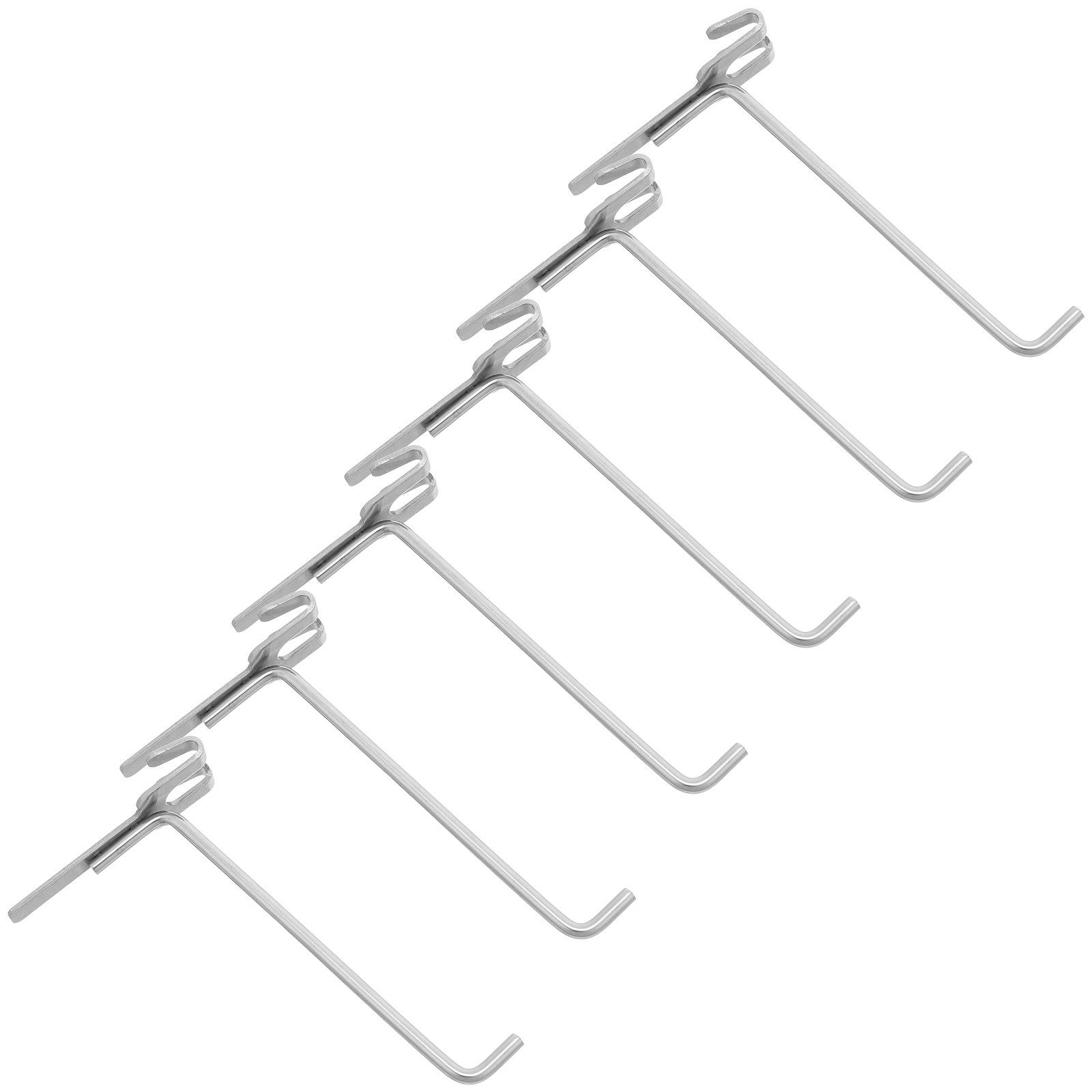 6 ganchos de acero inoxidable  - Workshop Tools Board reseña y precio