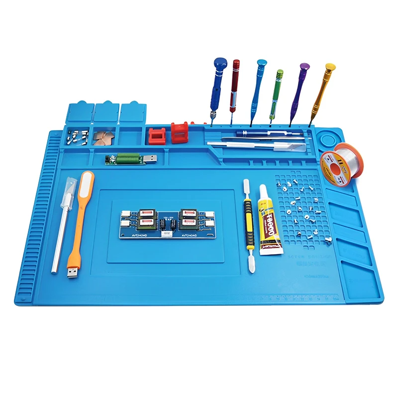 Estera de soldadura de silicon - Tools For Electronic Workshop reseña y precio