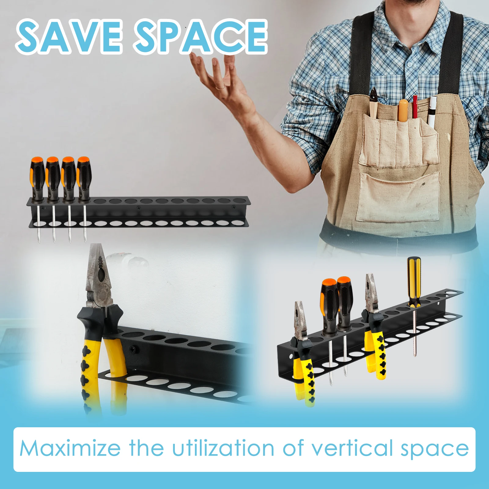 Soporte de pared de acero para - Workshop Tools Hanger reseña y precio