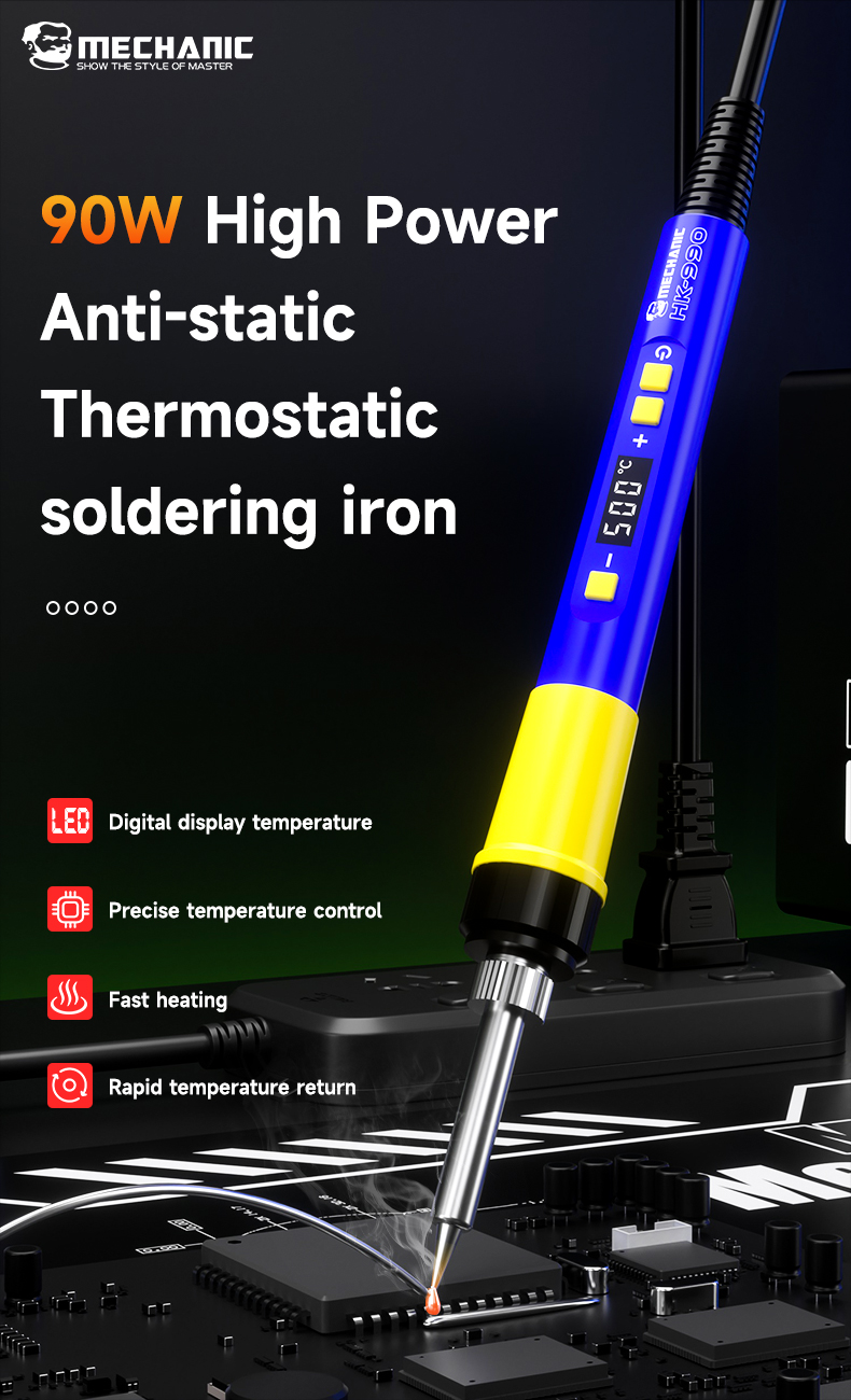 Soldador termostático antiestá - Workshop Tools Kit reseña y precio
