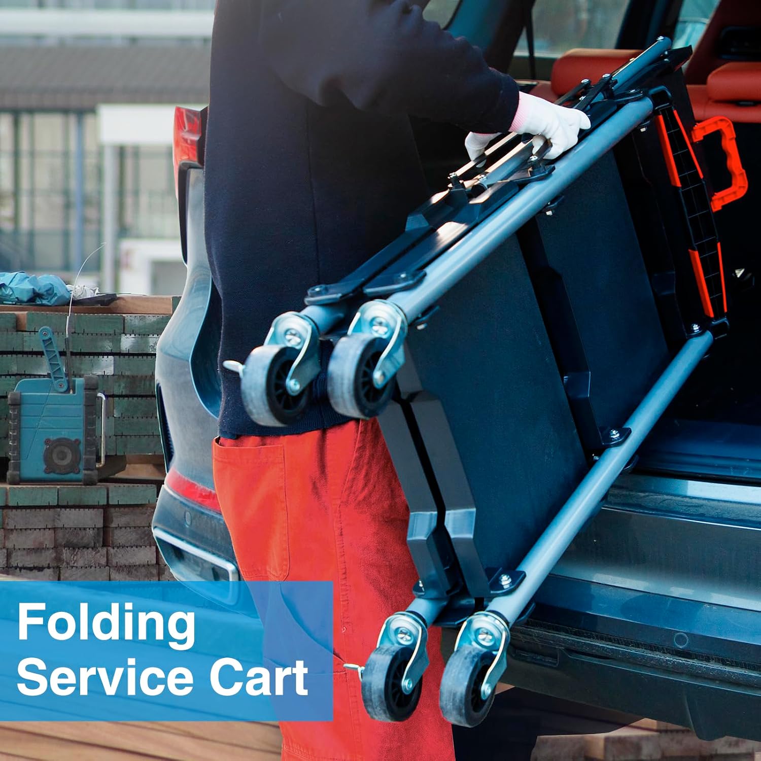 Carrito de Servicio Plegable d - Workshop Tools Trolley reseña y precio