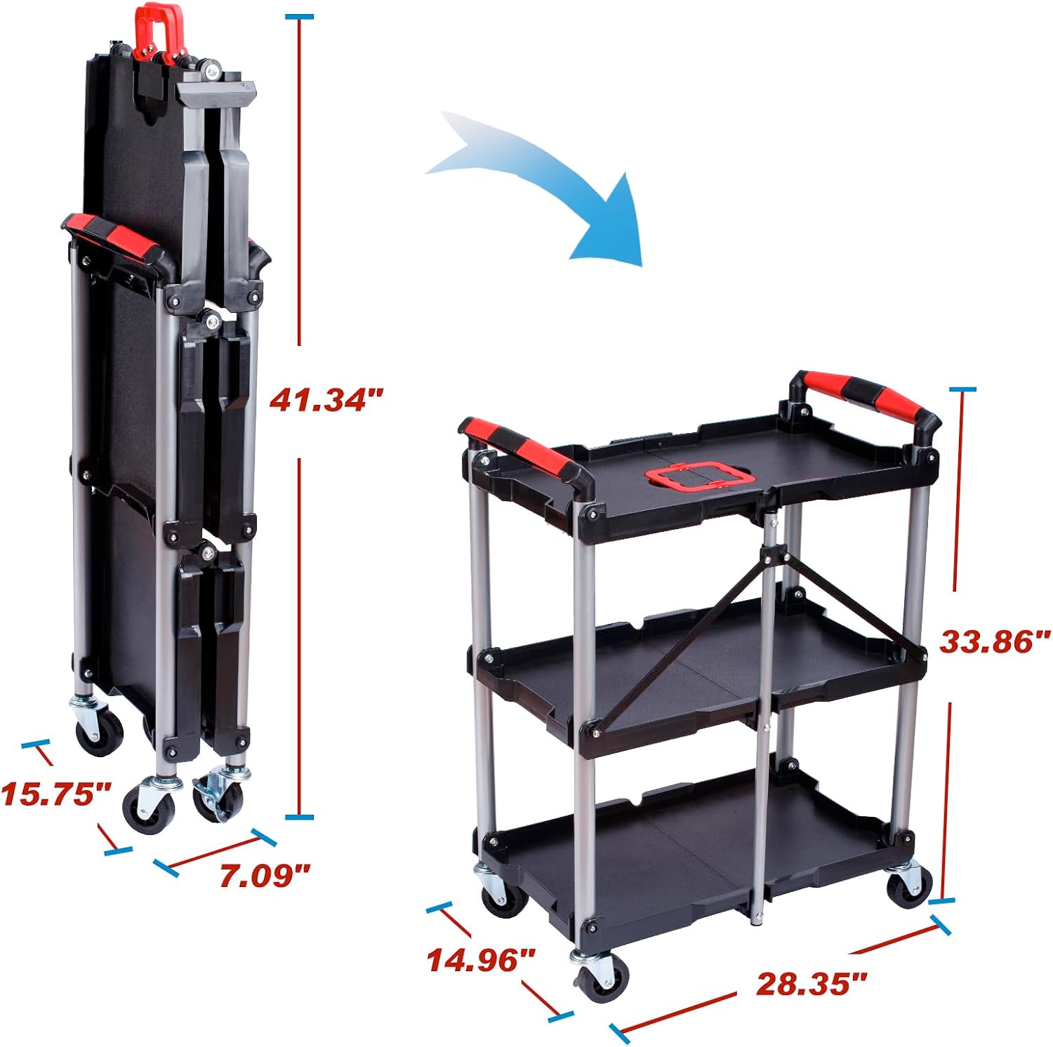 Carrito de Servicio Plegable d - Workshop Tools Trolley reseña y precio